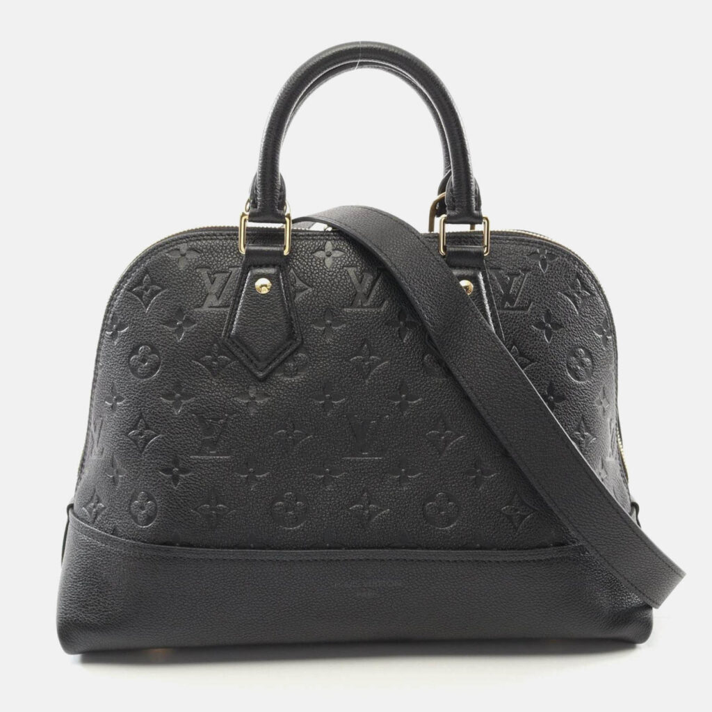 Louis Vuitton Neo Alma PM Black Monogram Empreinte Leather Handbag