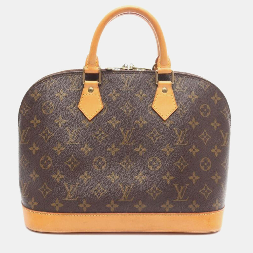Louis Vuitton Alma PM Monogram Canvas Top Handle Bag Louis Vuitton Alma PM Monogram Canvas Top Handle Bag