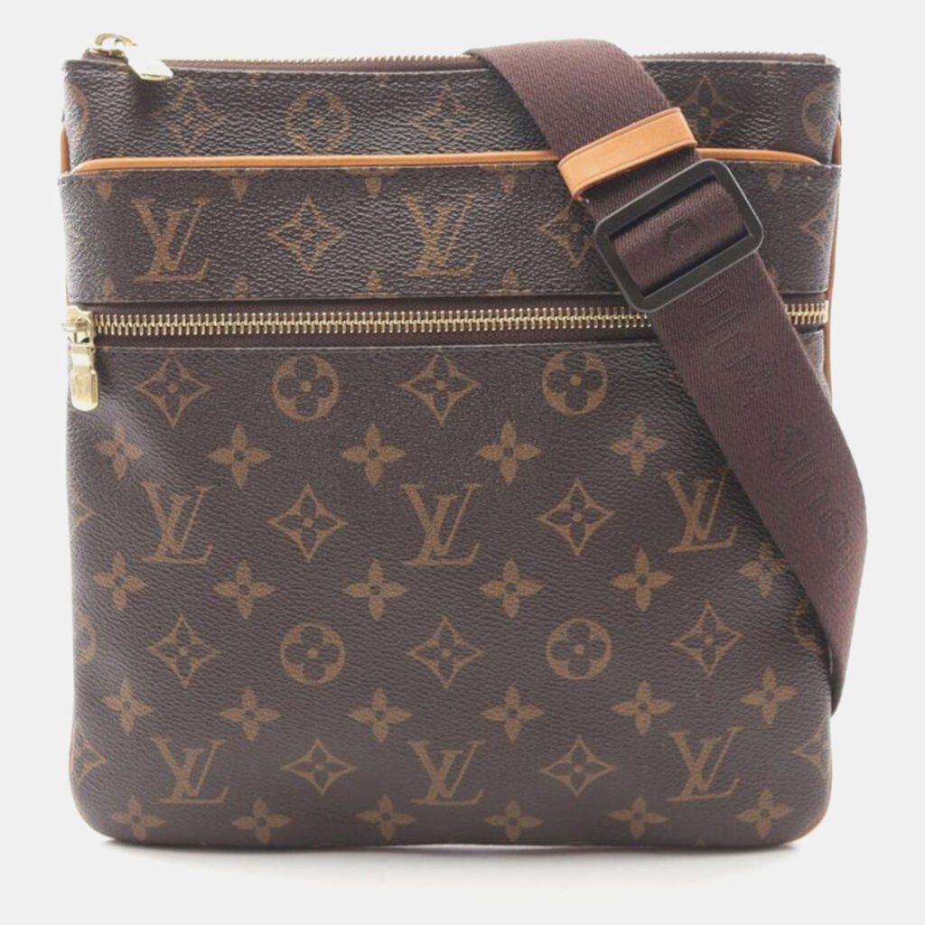 Louis Vuitton Pochette Valmy Brown Monogram Canvas Crossbody Bag