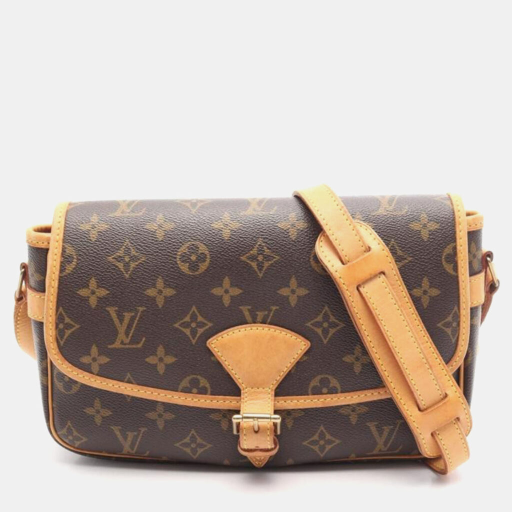 Louis Vuitton Sologne Brown Monogram Canvas Shoulder Bag Louis Vuitton Sologne Brown Monogram Canvas Shoulder Bag
