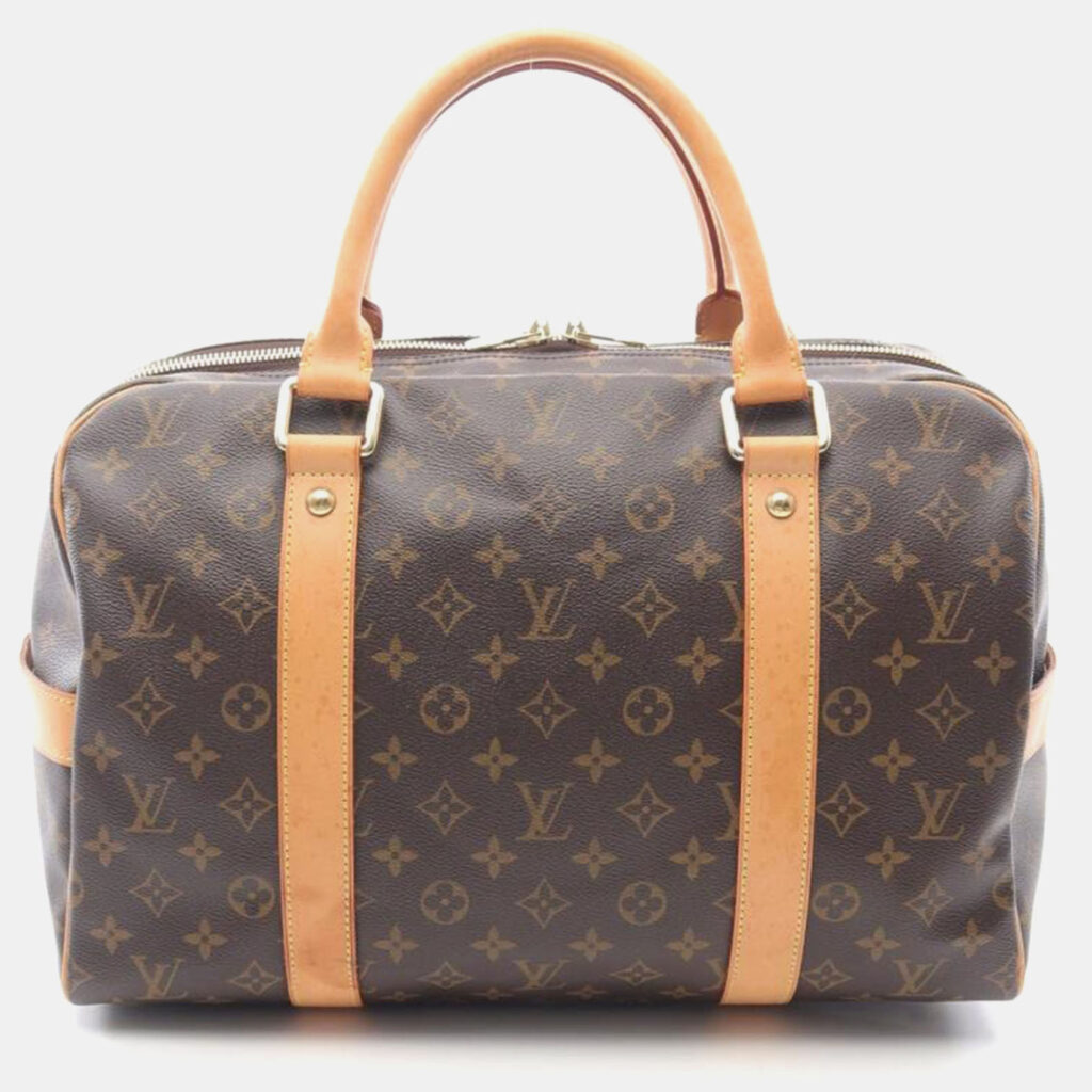 Louis Vuitton Carryall Brown Monogram Canvas Duffle Bag