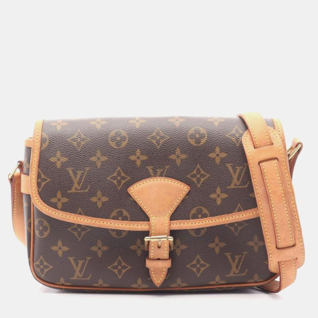 Louis Vuitton Sologne Brown Monogram Canvas Shoulder Bag Louis Vuitton Sologne Brown Monogram Canvas Shoulder Bag