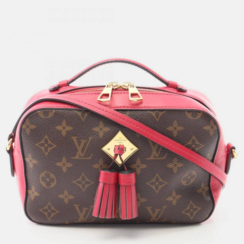 Louis Vuitton Saintonge Brown Monogram Canvas Crossbody Bag