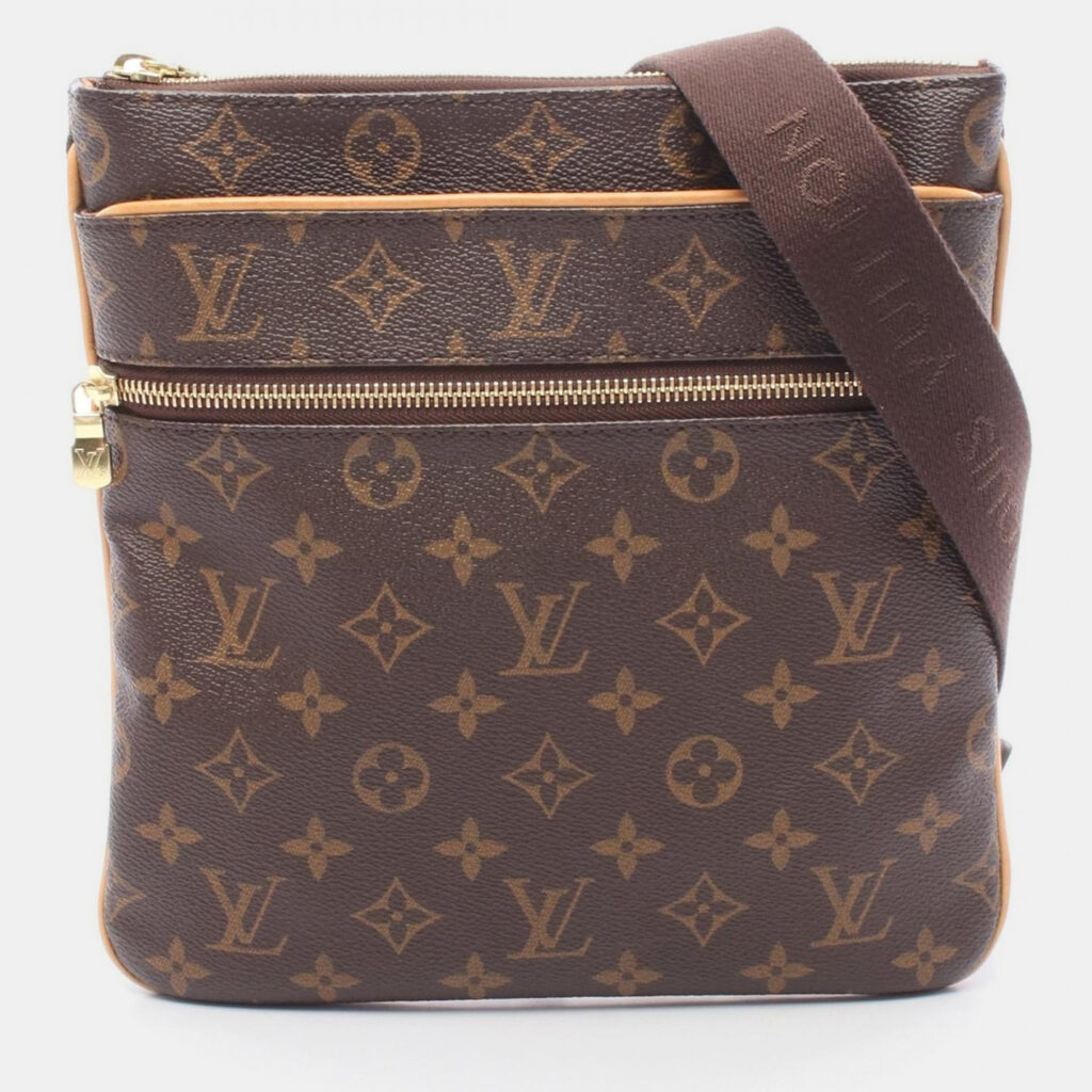 Louis Vuitton Pochette Valmy Brown Monogram Canvas Crossbody Bag Louis Vuitton Pochette Valmy Brown Monogram Canvas Crossbody Bag