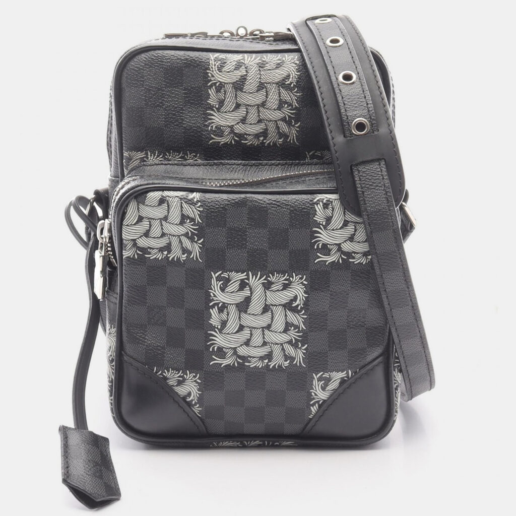 Louis Vuitton Amazon Christopher Nemeth Grey Damier Graphite Canvas Shoulder Bag