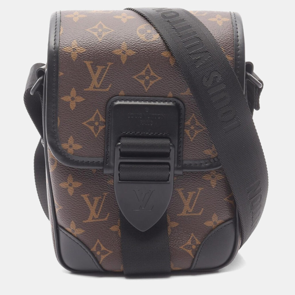 Louis Vuitton Archy Messenger Brown Monogram Macassar Canvas Crossbody Bag Louis Vuitton Archy Messenger Brown Monogram Macassar Canvas Crossbody Bag