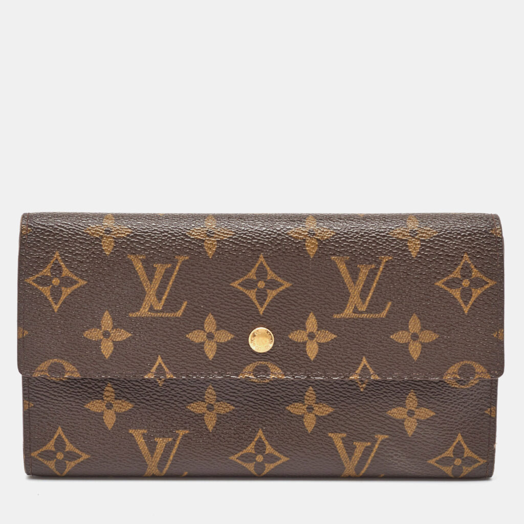 Louis Vuitton Monogram Canvas Sarah Long Wallet Louis Vuitton Monogram Canvas Sarah Long Wallet