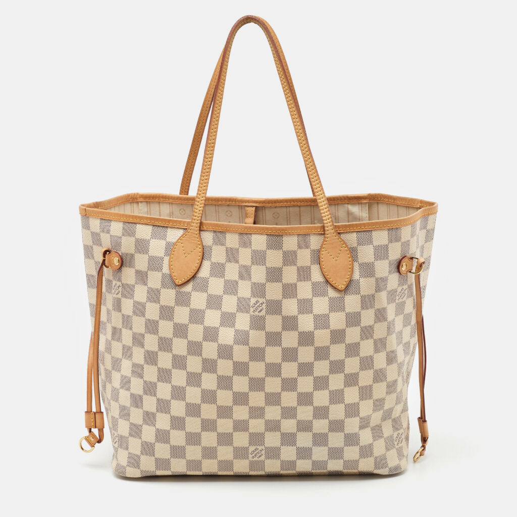 Louis Vuitton Damier Azur Canvas Neverfull MM Bag Louis Vuitton Damier Azur Canvas Neverfull MM Bag