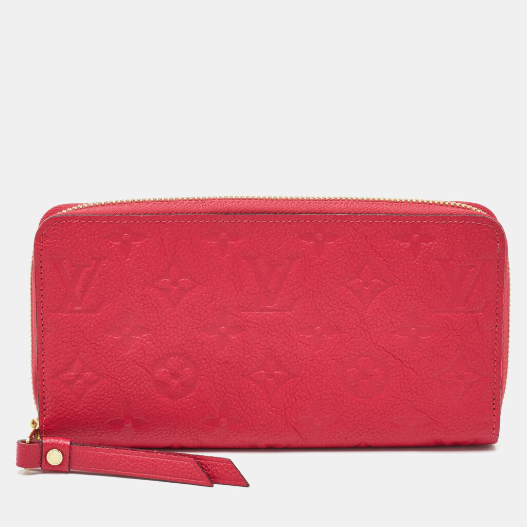 Louis Vuitton Cherry Monogram Empreinte Leather Zippy Wallet Louis Vuitton Cherry Monogram Empreinte Leather Zippy Wallet