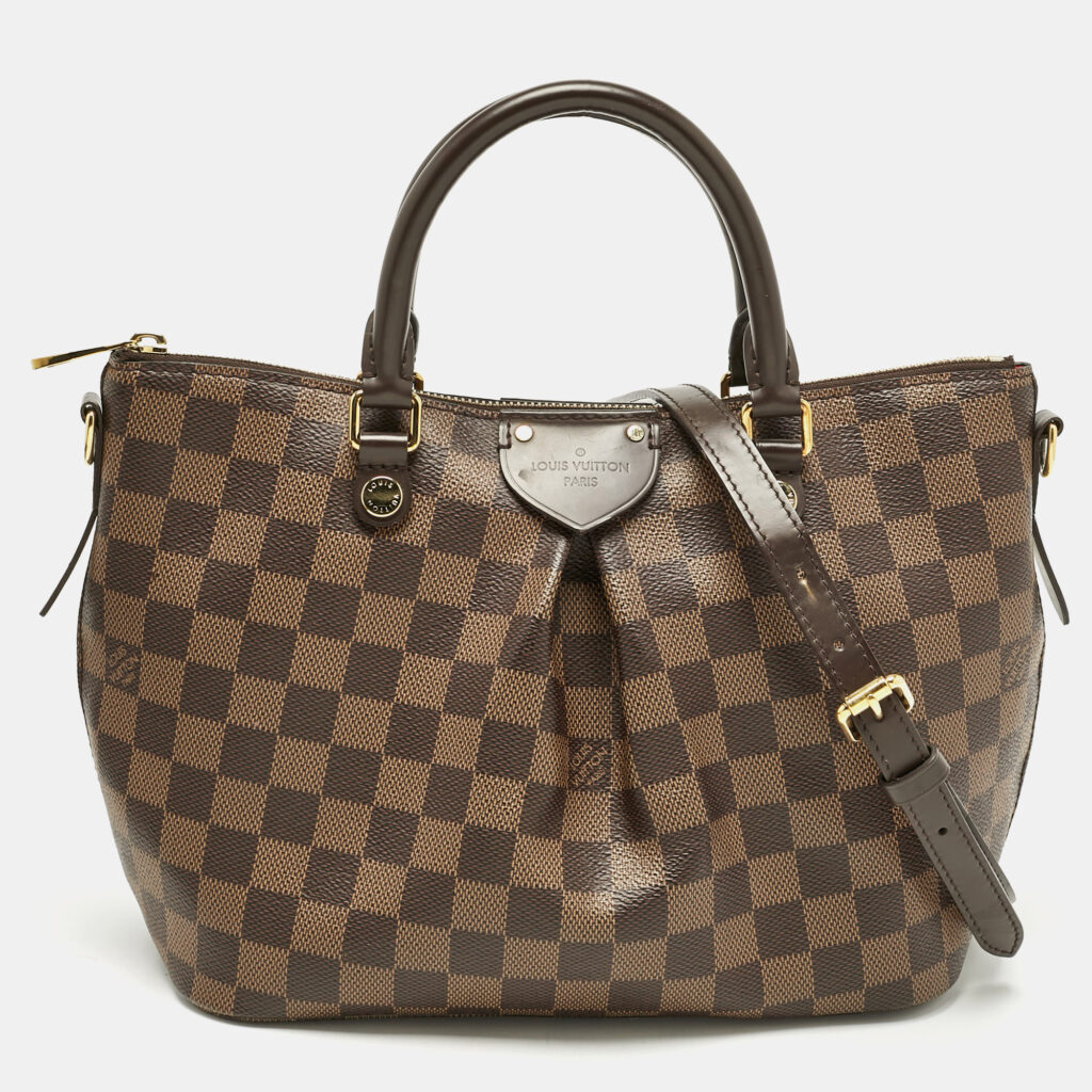 Louis Vuitton Damier Ebene Canvas PM Siena Bag Louis Vuitton Damier Ebene Canvas PM Siena Bag