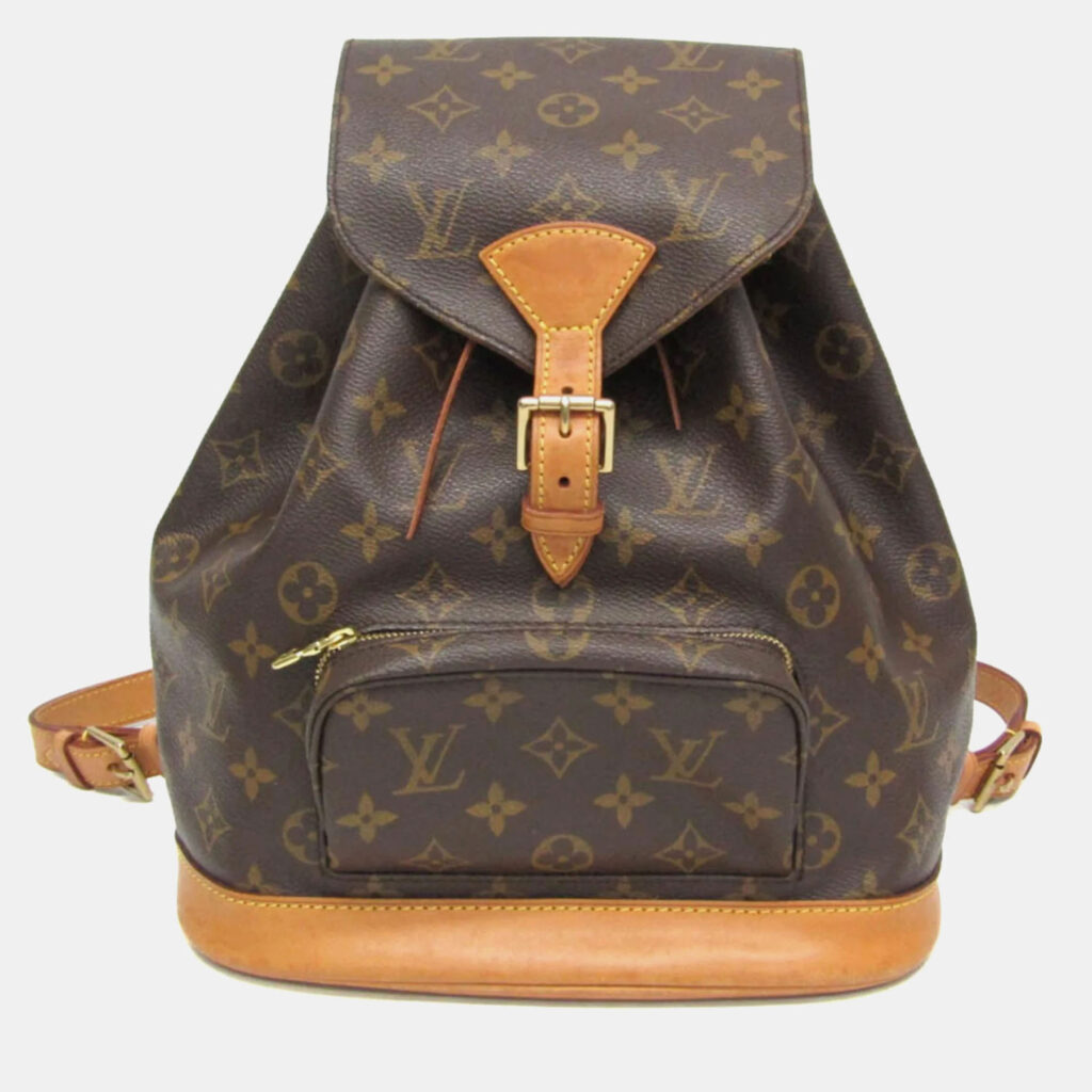 Louis Vuitton Montsouris MM Monogram Coated Canvas Backpack Louis Vuitton Montsouris MM Monogram Coated Canvas Backpack
