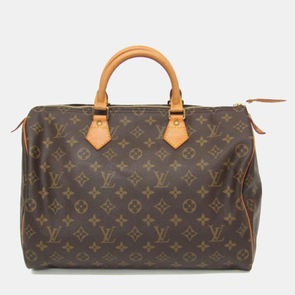 Louis Vuitton Speedy 35 Monogram Coated Canvas Shoulder Bag