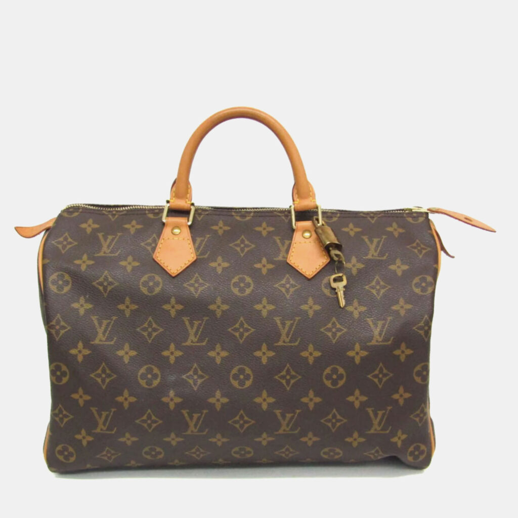 Louis Vuitton Speedy 35 Monogram Coated Canvas Shoulder Bag