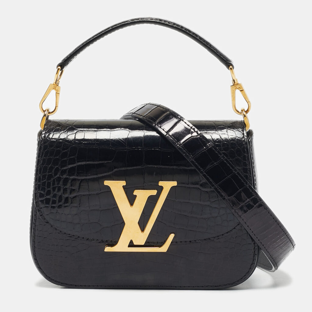 Louis Vuitton Black Alligator Vivienne Bag Louis Vuitton Black Alligator Vivienne Bag