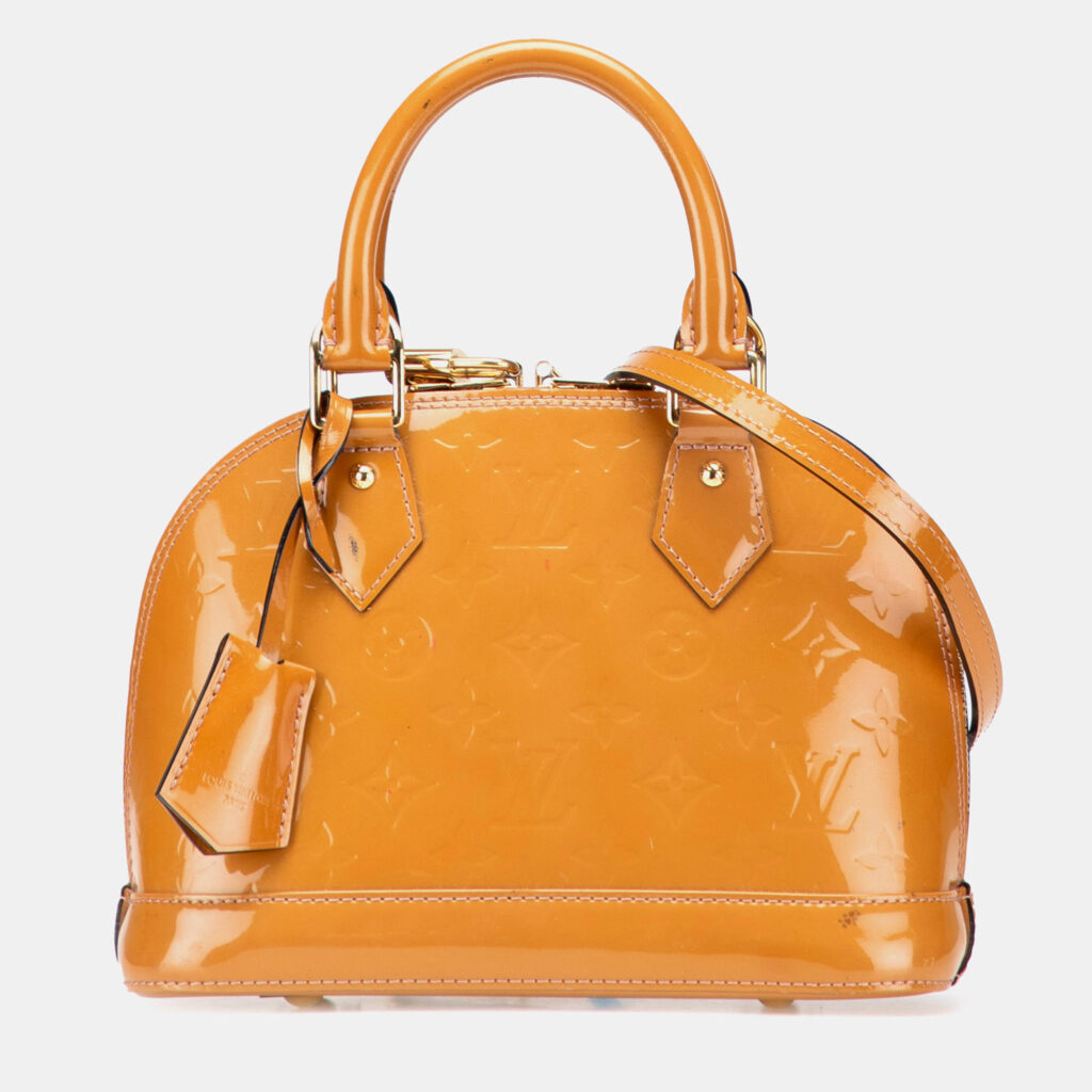 Louis Vuitton Brown Monogram Vernis Alma BB