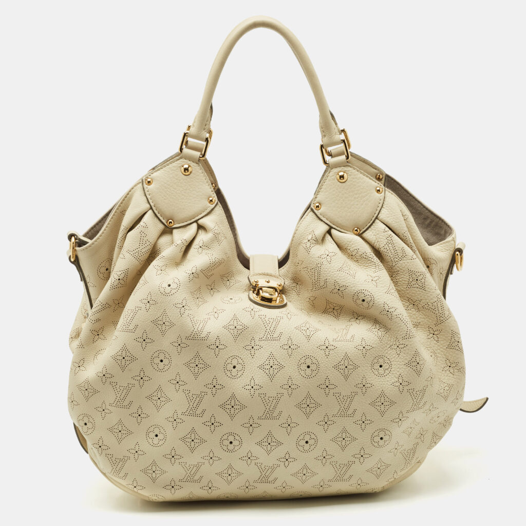 Louis Vuitton Lin Monogram Mahina Leather Surya XL Bag Louis Vuitton Lin Monogram Mahina Leather Surya XL Bag