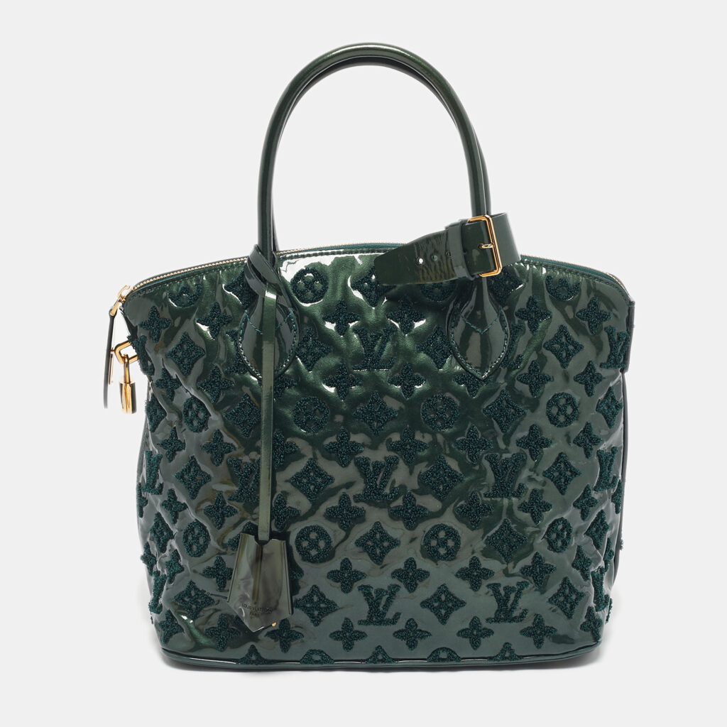 Louis Vuitton Green Monogram Vernis Fascination Lockit Bag Louis Vuitton Green Monogram Vernis Fascination Lockit Bag