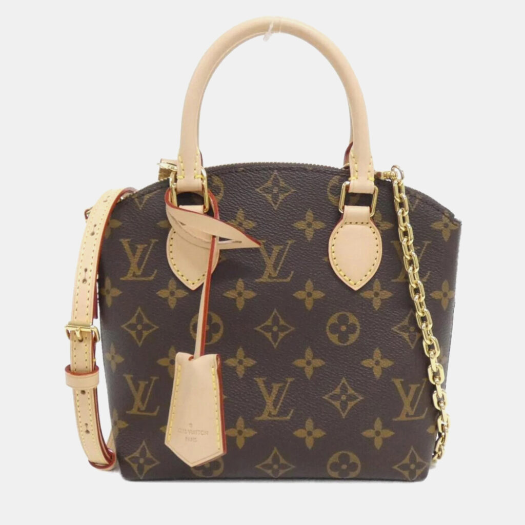 Louis Vuitton Lockit BB Monogram Coated Canvas Handbag