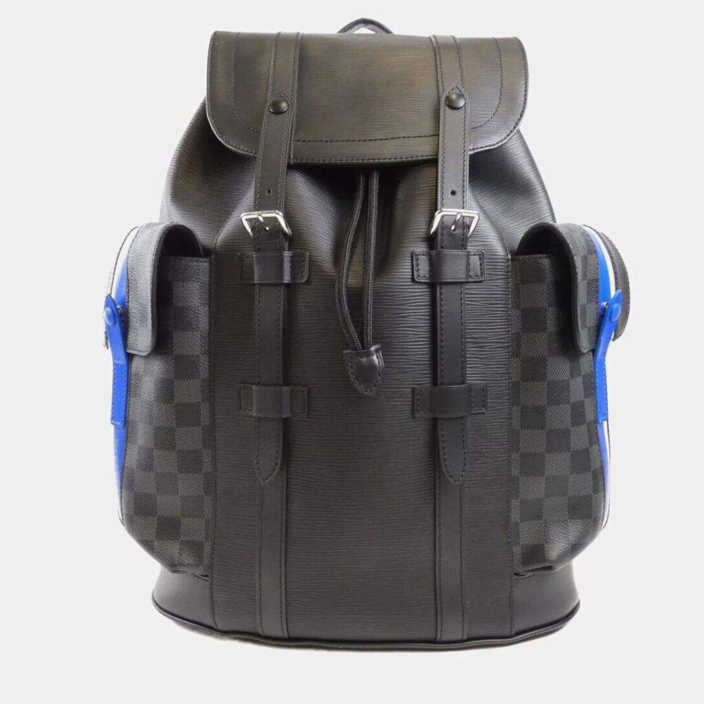 Louis Vuitton Christopher PM Black Damier Graphite Canvas Backpack Louis Vuitton Christopher PM Black Damier Graphite Canvas Backpack