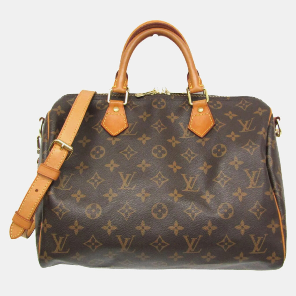 Louis Vuitton Speedy Bandouliere 30 Brown Canvas Handbag Louis Vuitton Speedy Bandouliere 30 Brown Canvas Handbag