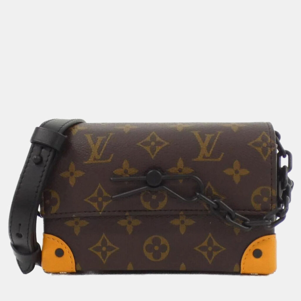 Louis Vuitton Steamer Brown/Black Canvas Wallet Bag Louis Vuitton Steamer Brown/Black Canvas Wallet Bag