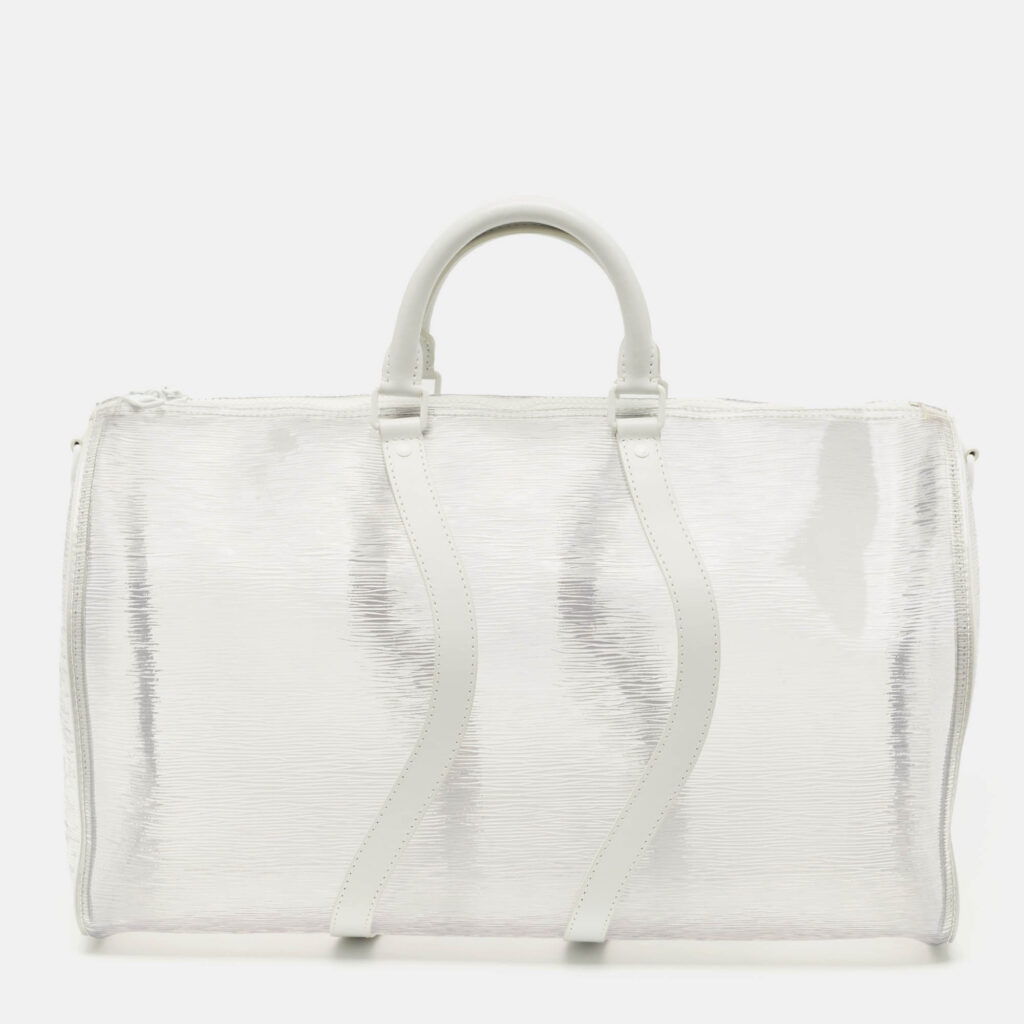 Louis Vuitton Transparent Epi PVC Wavy Keepall Bandouliere 50 Bag