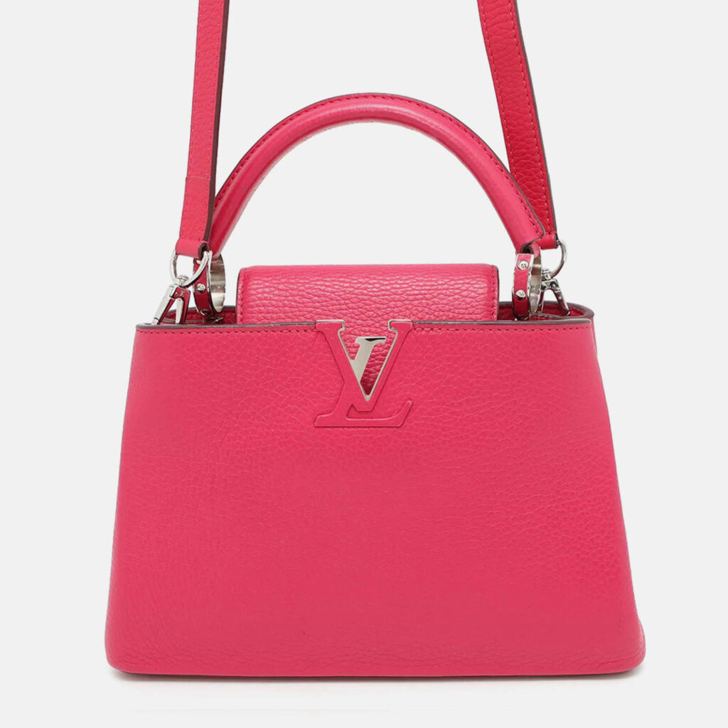 Louis Vuitton Capucines Pink Taurillon Leather Size BB Louis Vuitton Capucines Pink Taurillon Leather Size BB