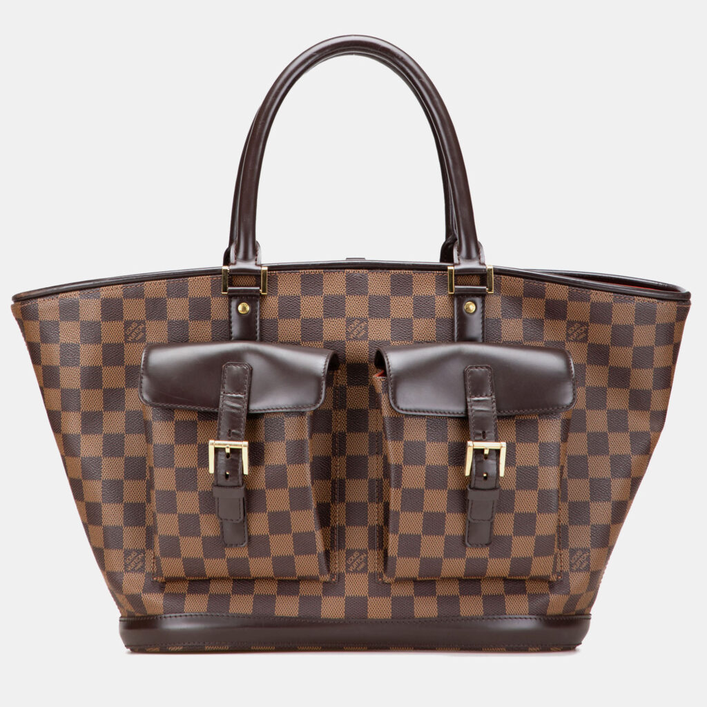 Louis Vuitton Brown Damier Ebene Manosque GM Bag Louis Vuitton Brown Damier Ebene Manosque GM Bag