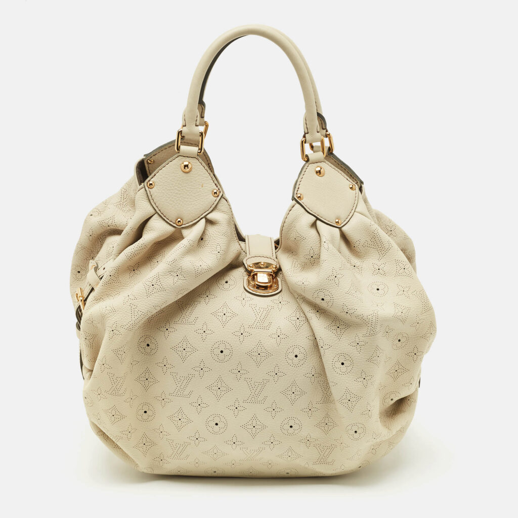 Louis Vuitton Lin Monogram Mahina Leather Surya XL Bag Louis Vuitton Lin Monogram Mahina Leather Surya XL Bag