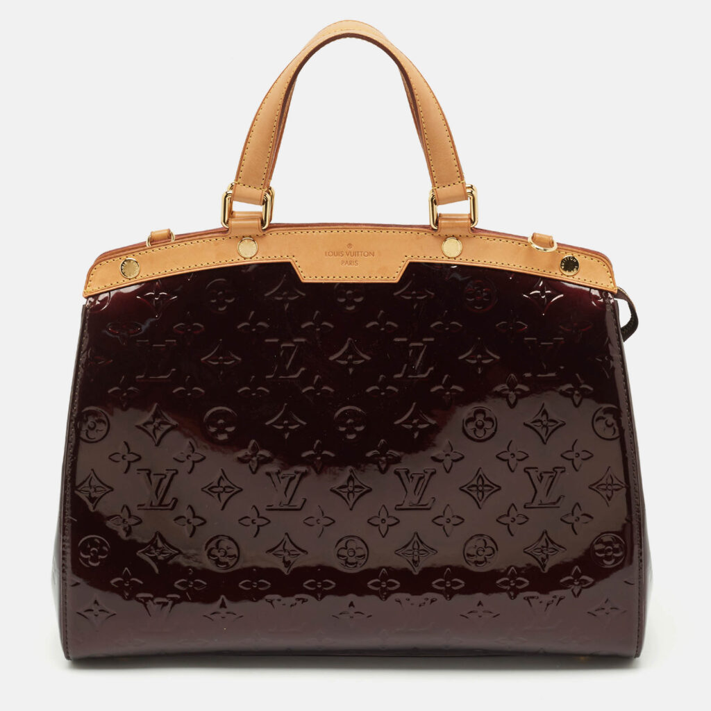 Louis Vuitton Amarante Monogram Vernis Brea GM Bag Louis Vuitton Amarante Monogram Vernis Brea GM Bag