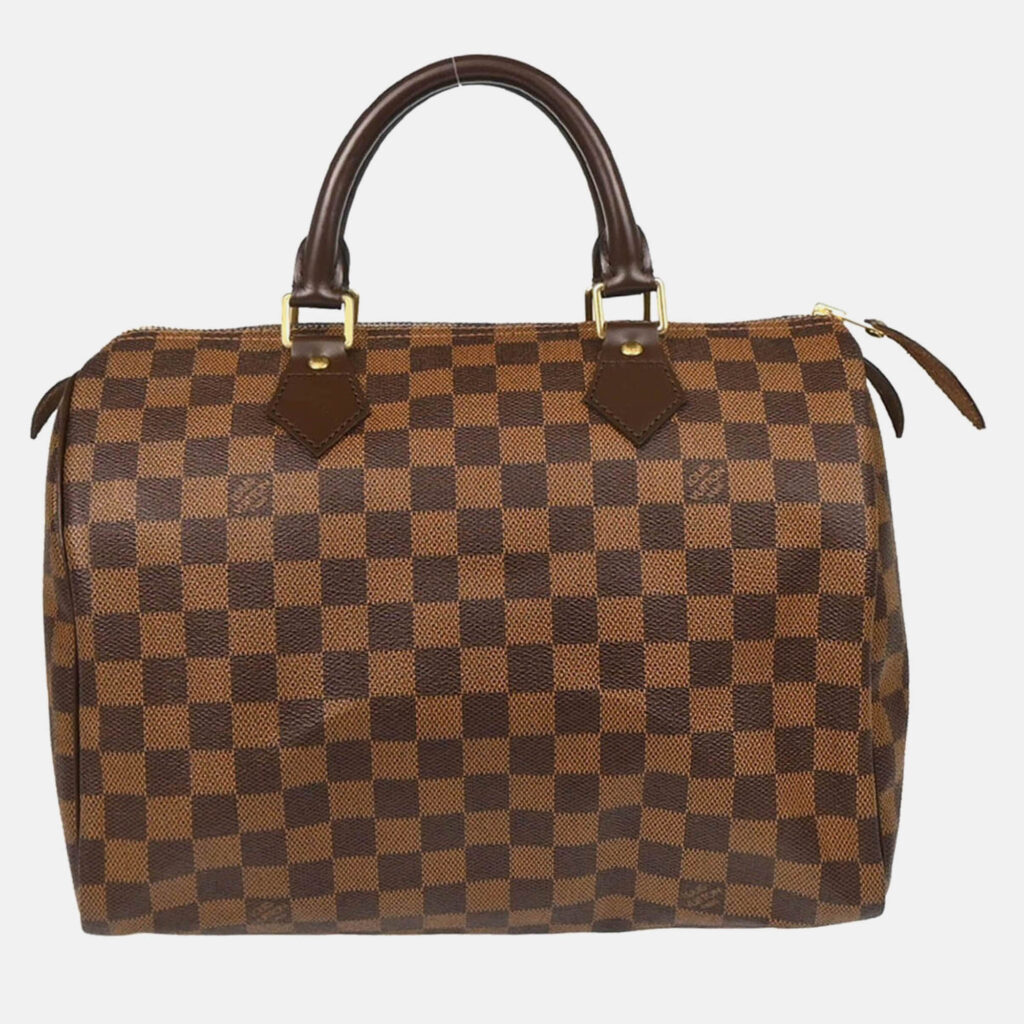 Louis Vuitton Speedy 30 Damier Canvas Handbag Louis Vuitton Speedy 30 Damier Canvas Handbag