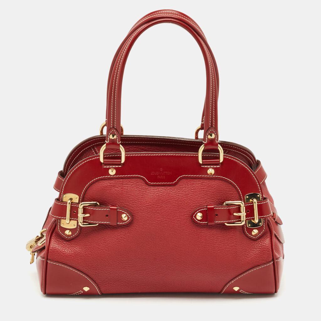 Louis Vuitton Red Suhali Leather Le Radieux Bag Louis Vuitton Red Suhali Leather Le Radieux Bag