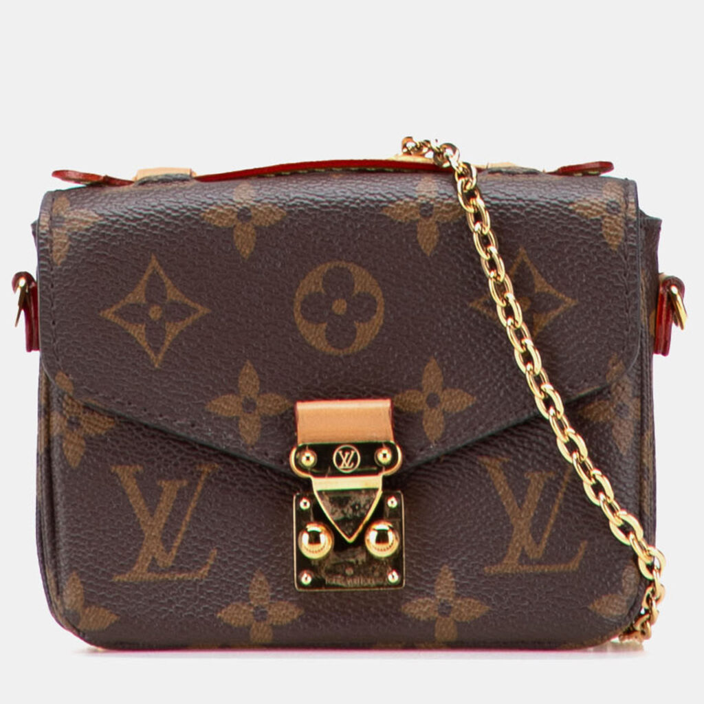Louis Vuitton Brown Monogram Micro Metis Louis Vuitton Brown Monogram Micro Metis