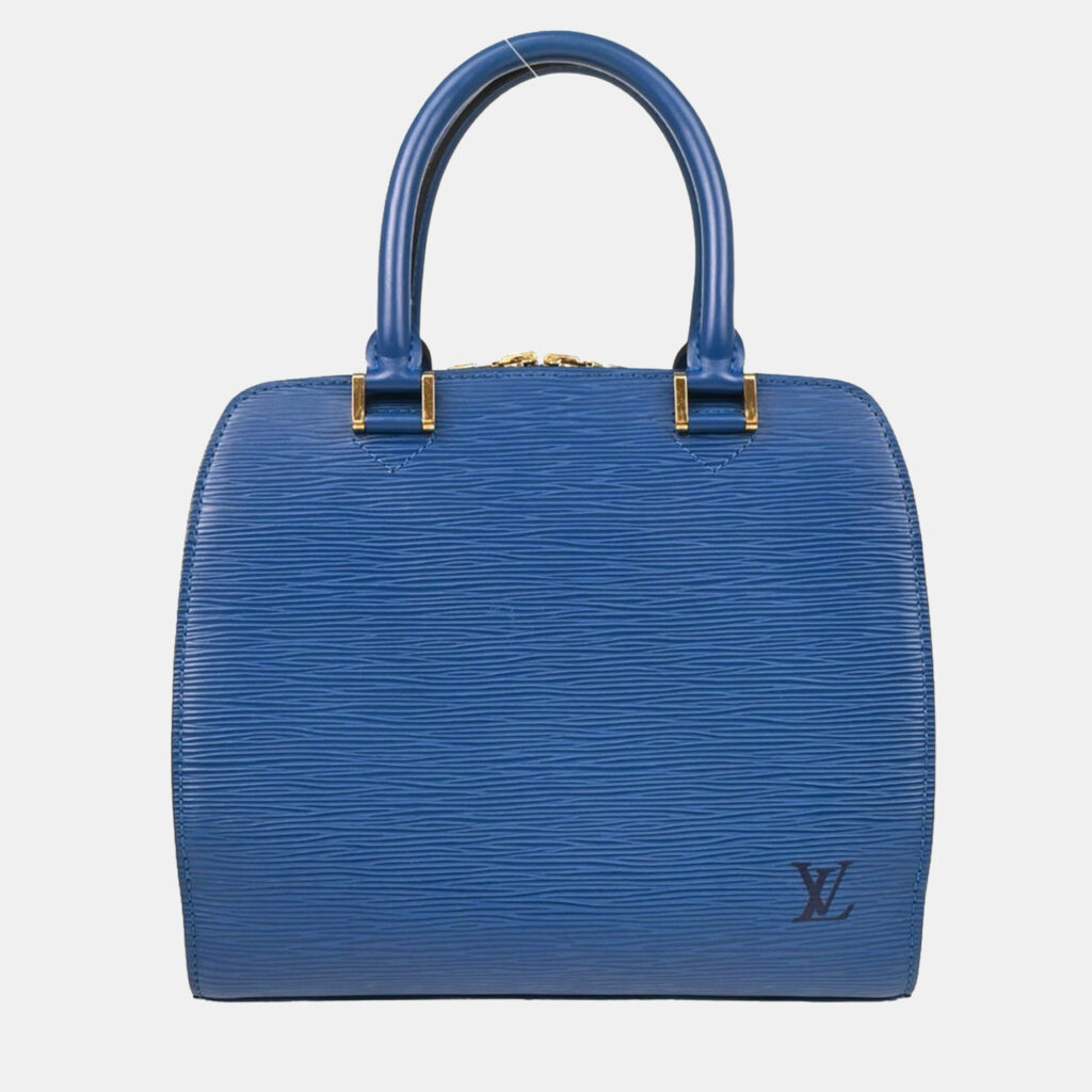 Louis Vuitton Blue Epi Pont Neuf Handbag M52055 MI1908 Louis Vuitton Blue Epi Pont Neuf Handbag M52055 MI1908