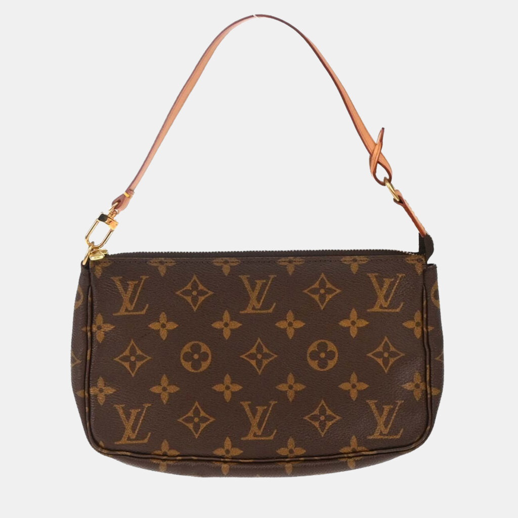Louis Vuitton Brown Monogram Pochette Accessoires Handbag Louis Vuitton Brown Monogram Pochette Accessoires Handbag