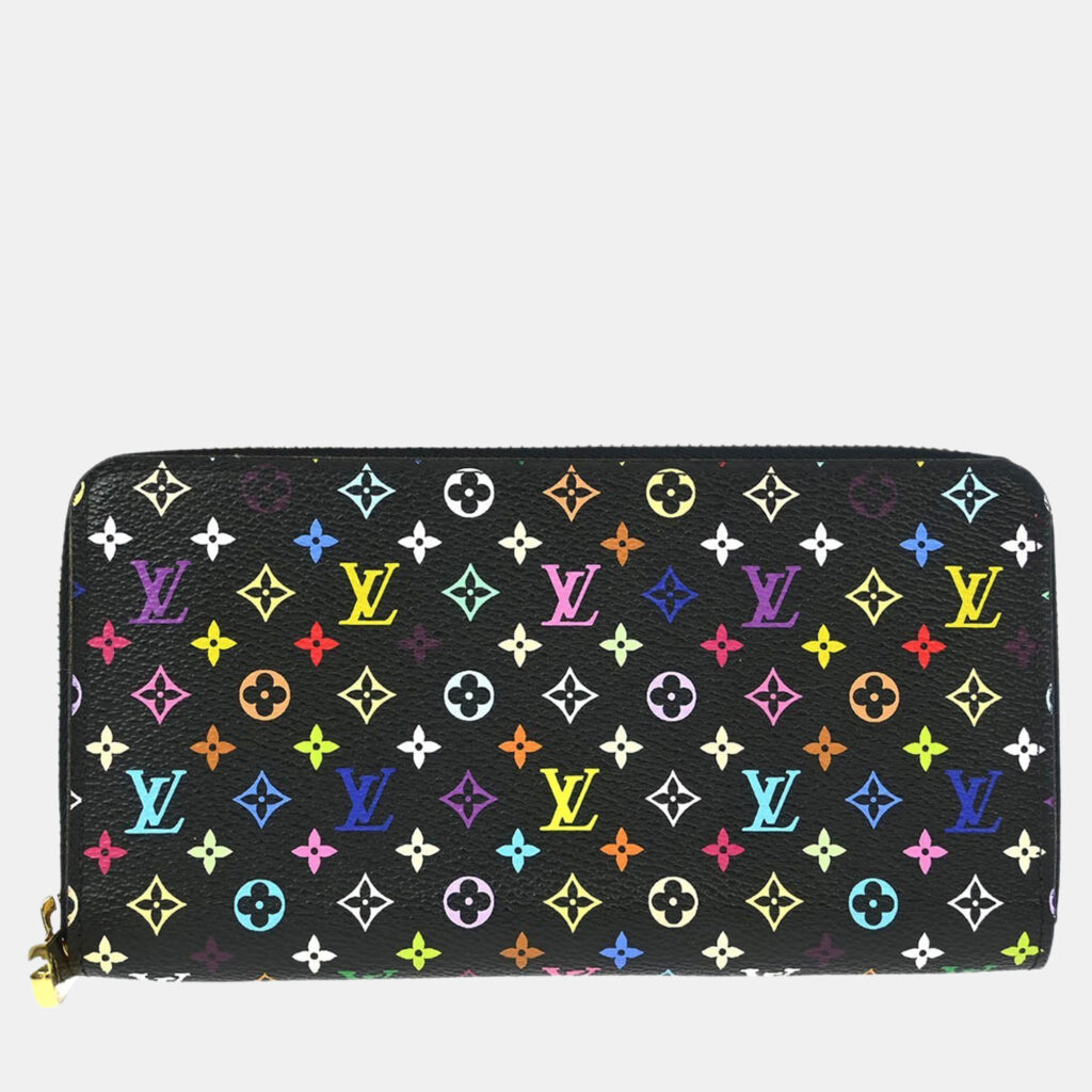 Louis Vuitton Black Multicolor Zippy Wallet Louis Vuitton Black Multicolor Zippy Wallet
