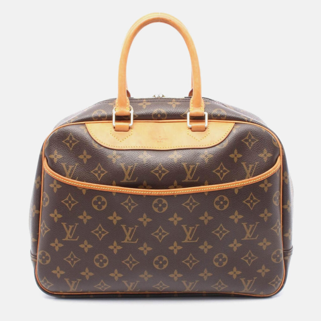 Louis Vuitton Deauville Travel Handbag Monogram Canvas Louis Vuitton Deauville Travel Handbag Monogram Canvas
