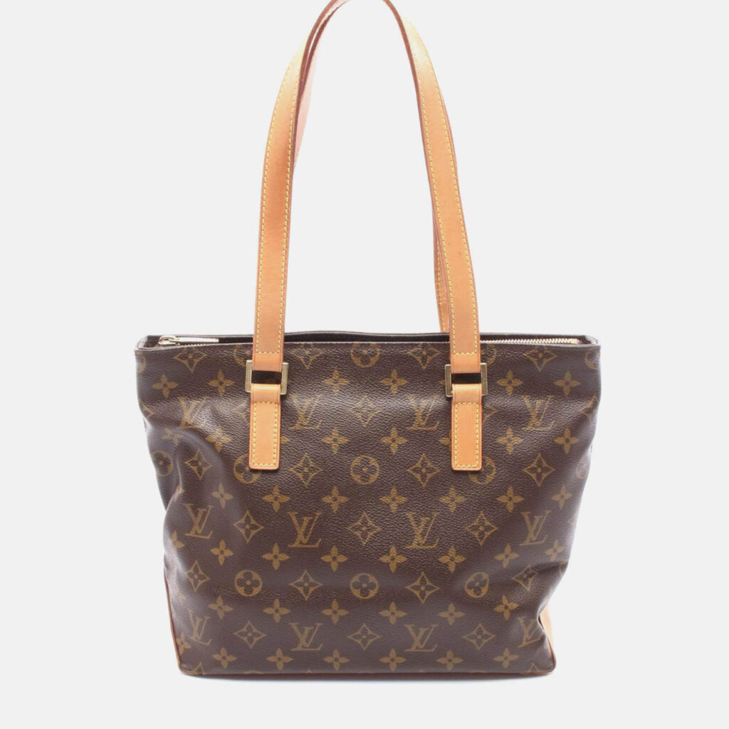 Louis Vuitton Cabas Piano Shoulder Tote Bag Monogram Brown Canvas Louis Vuitton Cabas Piano Shoulder Tote Bag Monogram Brown Canvas