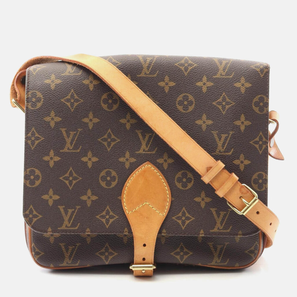 Louis Vuitton Cartouchiere GM Crossbody Shoulder Bag Monogram Brown Louis Vuitton Cartouchiere GM Crossbody Shoulder Bag Monogram Brown