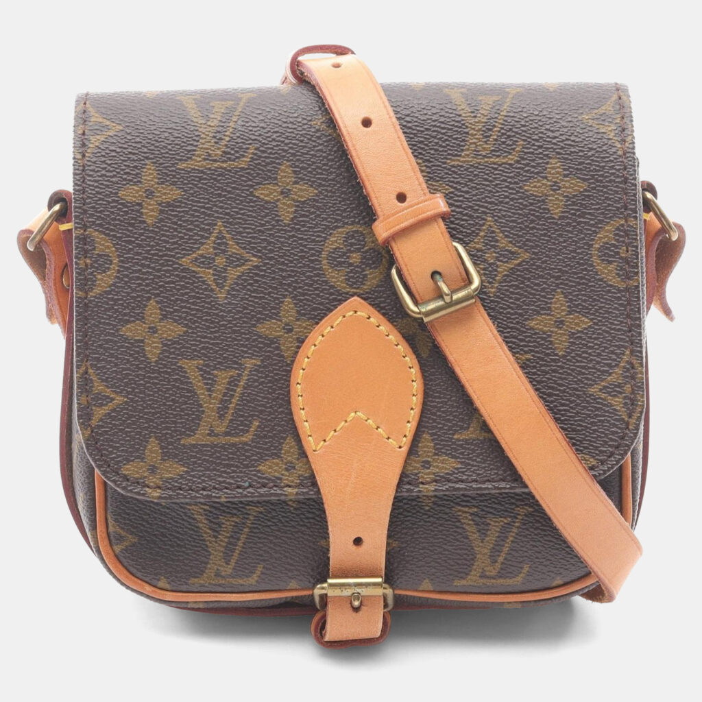 Louis Vuitton Cartouchiere Pm Shoulder Bag Monogram Canvas Leather Louis Vuitton Cartouchiere Pm Shoulder Bag Monogram Canvas Leather
