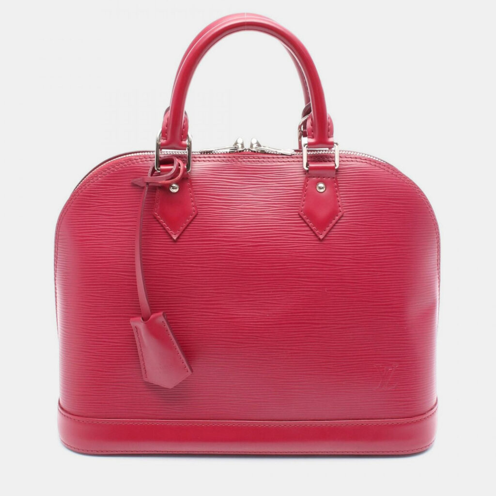 Louis Vuitton Alma Pm Handbag Epi Leather Pink Fuschia Louis Vuitton Alma Pm Handbag Epi Leather Pink Fuschia