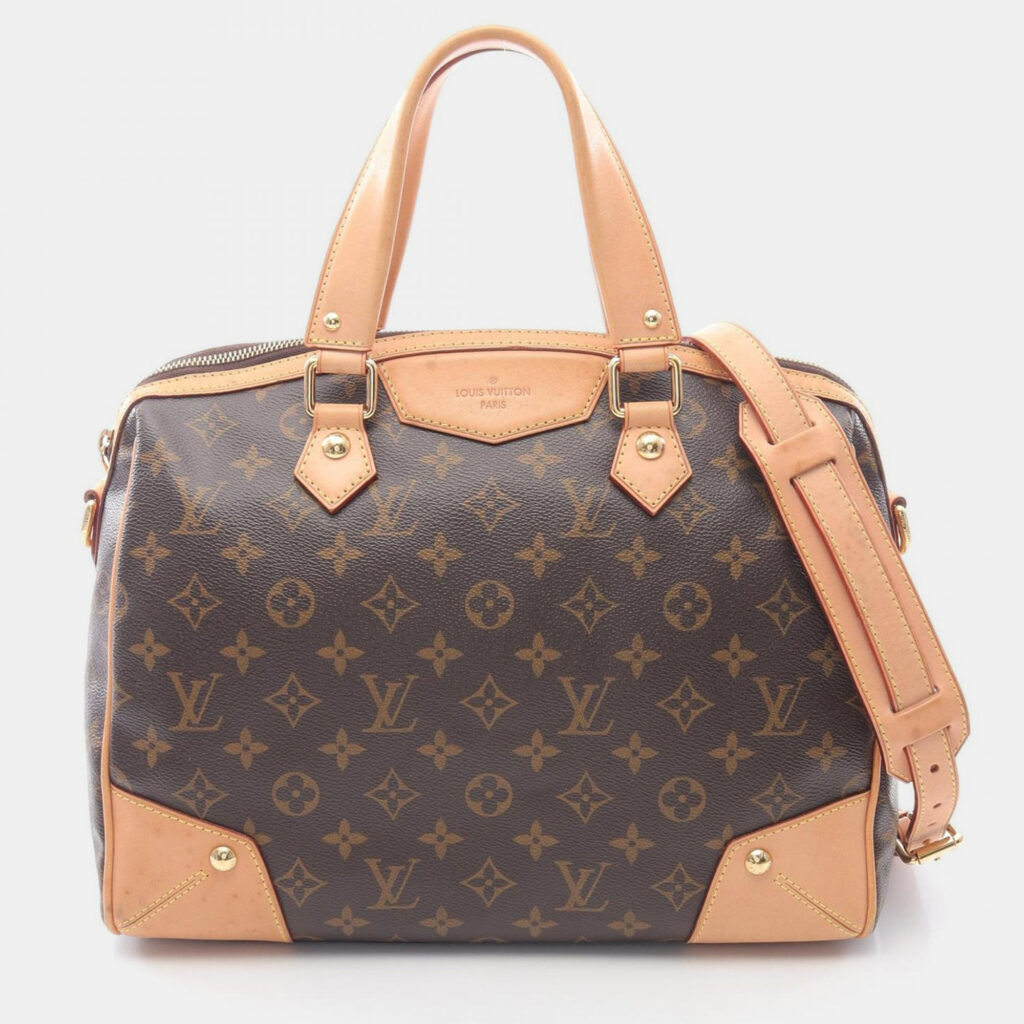 Louis Vuitton Retiro Pm Shoulder Handbag Monogram Canvas Leather