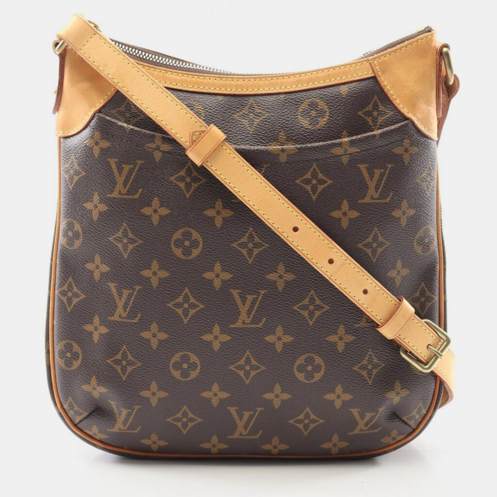 Louis Vuitton Odeon Pm Shoulder Bag Monogram Canvas Leather Brown Louis Vuitton Odeon Pm Shoulder Bag Monogram Canvas Leather Brown