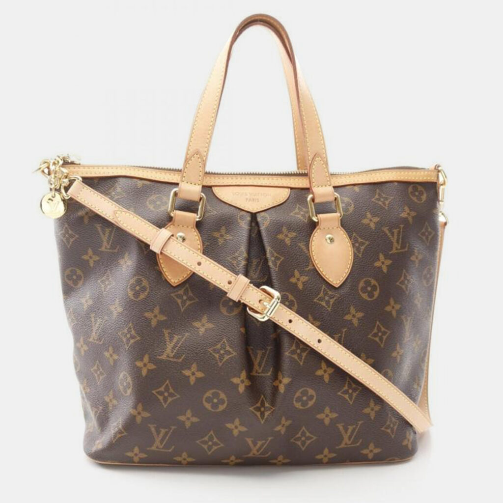 Louis Vuitton Palermo PM Brown Monogram Canvas Handbag Louis Vuitton Palermo PM Brown Monogram Canvas Handbag