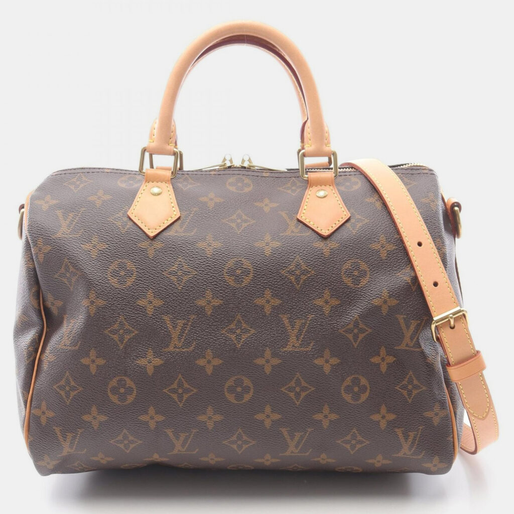 Louis Vuitton Speedy Bandoulière 30 Brown Monogram Canvas 2Way Handbag Louis Vuitton Speedy Bandoulière 30 Brown Monogram Canvas 2Way Handbag