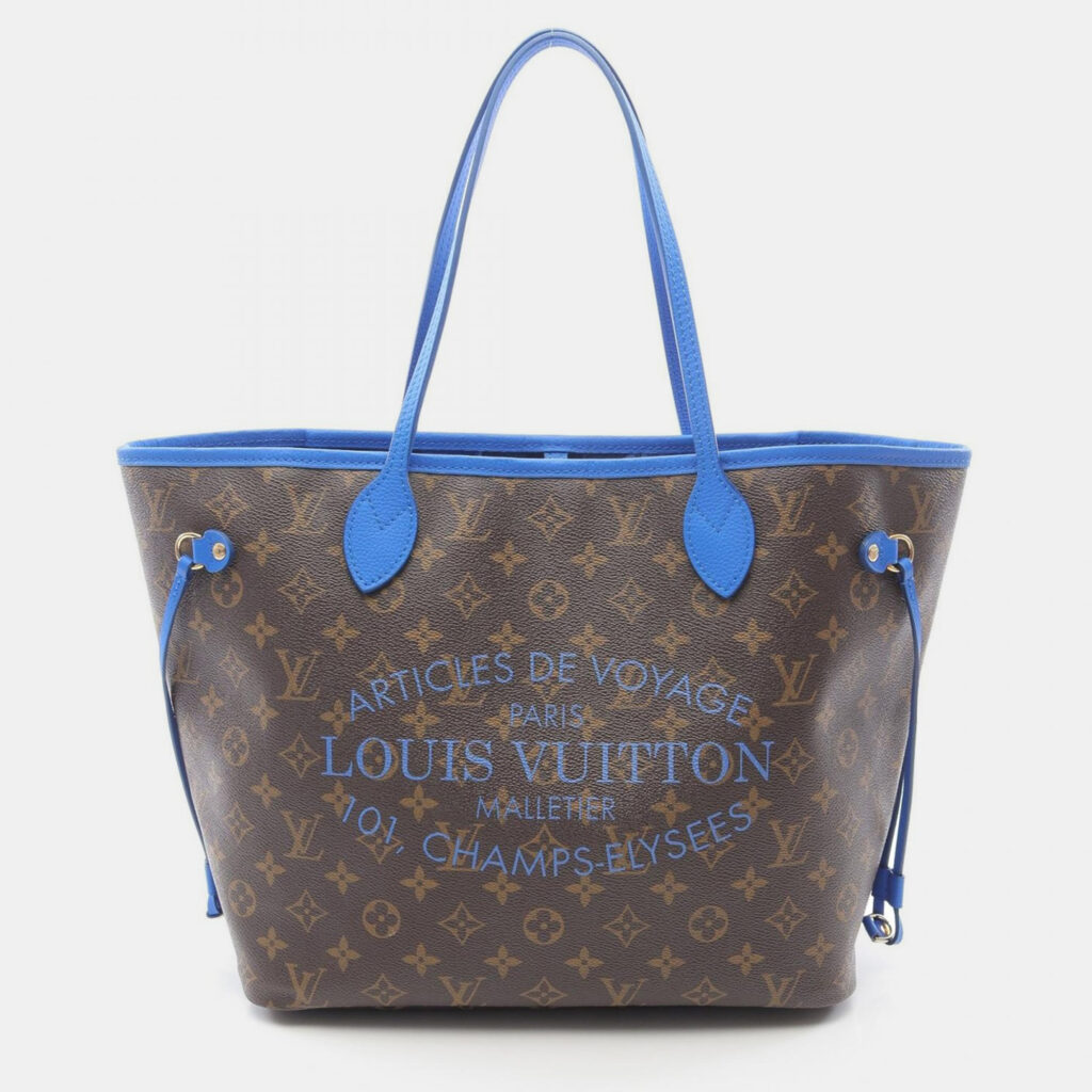 Louis Vuitton Neverfull MM Brown Monogram Canvas Tote Bag