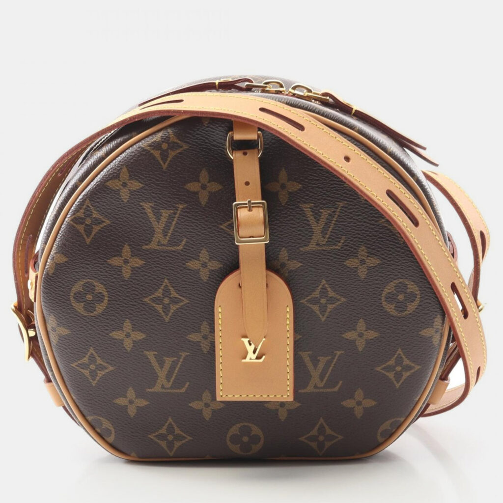 Louis Vuitton Boite Chapeau Souple MM Brown Monogram Canvas Shoulder Bag Louis Vuitton Boite Chapeau Souple MM Brown Monogram Canvas Shoulder Bag