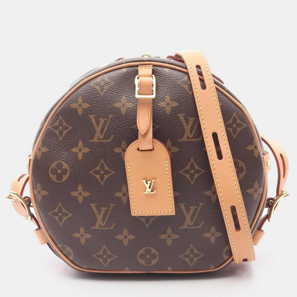 Louis Vuitton Boite Chapeau Souple MM Brown Monogram Canvas Shoulder Bag Louis Vuitton Boite Chapeau Souple MM Brown Monogram Canvas Shoulder Bag