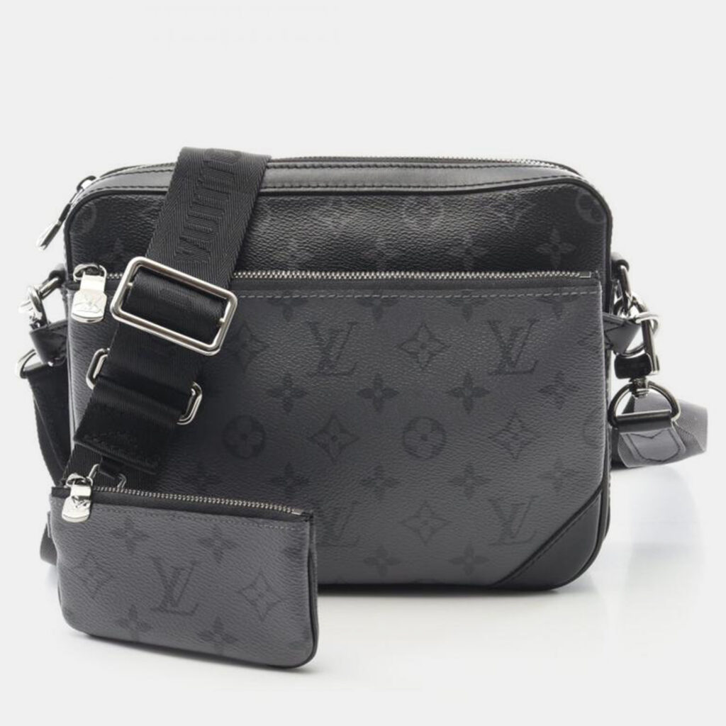 Louis Vuitton Trio Messenger Black/Grey Monogram Eclipse Bag