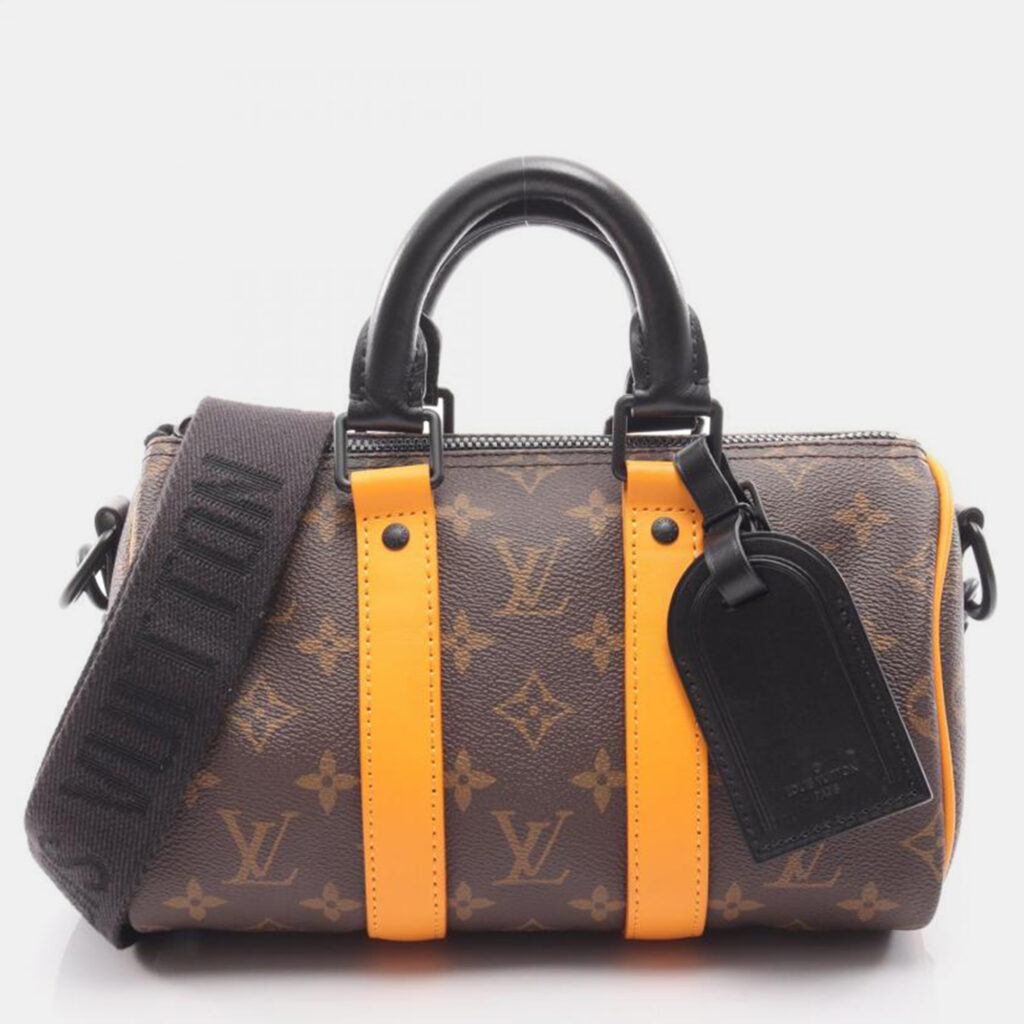 Louis Vuitton Keepall Bandoulière 25 Monogram Macassar Brown Shoulder Bag Louis Vuitton Keepall Bandoulière 25 Monogram Macassar Brown Shoulder Bag